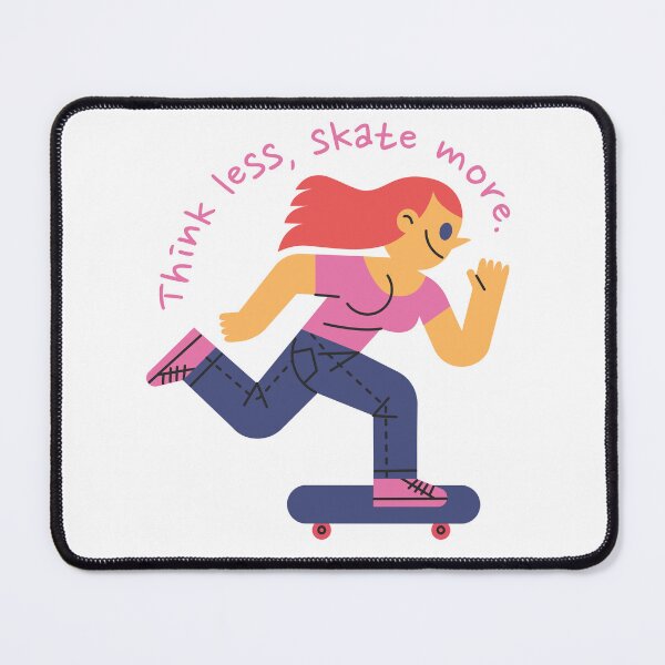 Item preview, Think less, skate more. designed and sold by monkik.