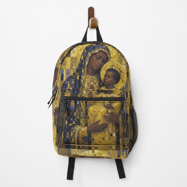 Item preview,  Black Madonna with Jesus painting. designed and sold by GalleryKauffeld.