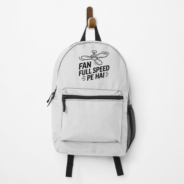 Item preview, Fan Full Speed Pe Hai – Funny Desi Summer Quote Design designed and sold by Swati Art Shop.