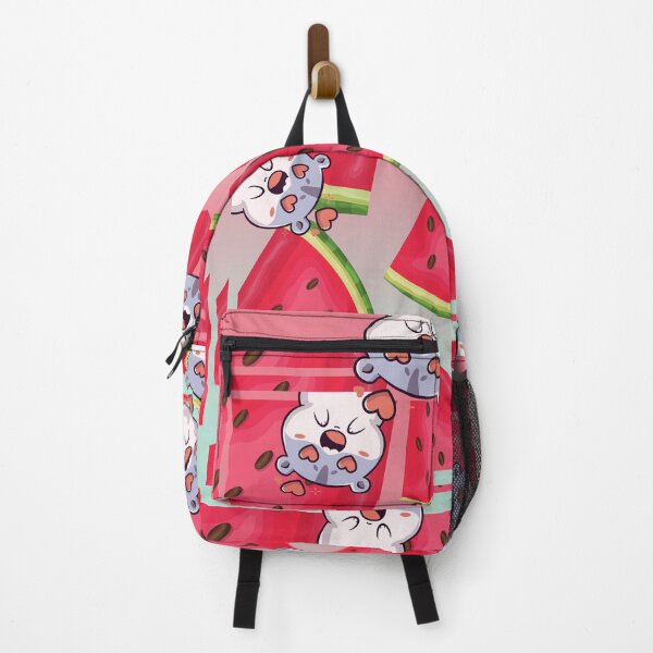 Item preview, Sweet Summer Love: Cute Hamsters and Watermelon Pattern designed and sold by OlgaLuna_Designs.
