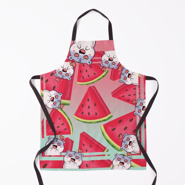Item preview, Sweet Summer Love: Cute Hamsters and Watermelon Pattern designed and sold by OlgaLuna_Designs.