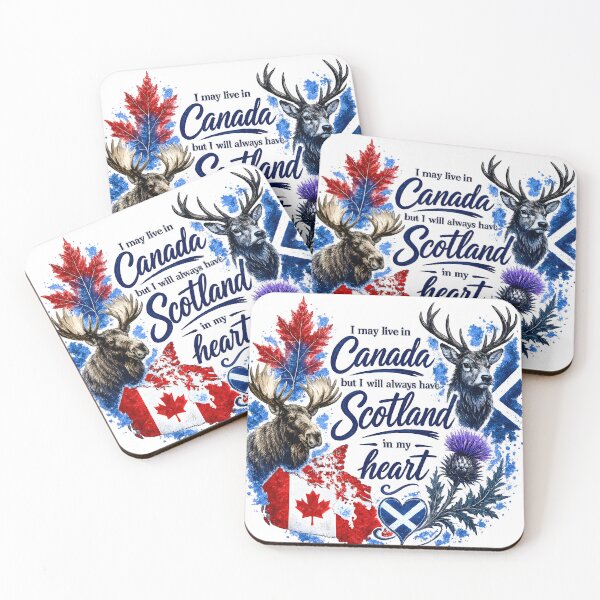 Item preview, I May Live in Canada but Scotland will always be in my heart designed and sold by SMalcolmDesigns.