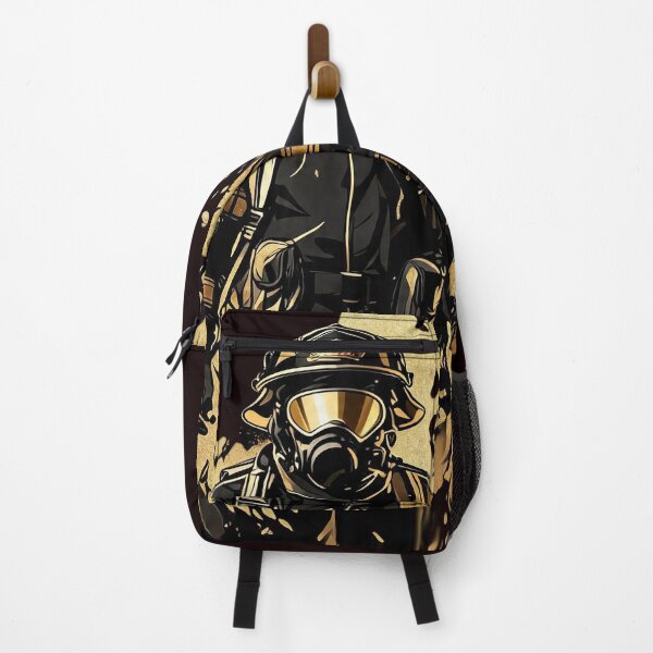 Item preview, Firefighter in Black & Gold | Courage Forged by Fire designed and sold by TitiaDesign.