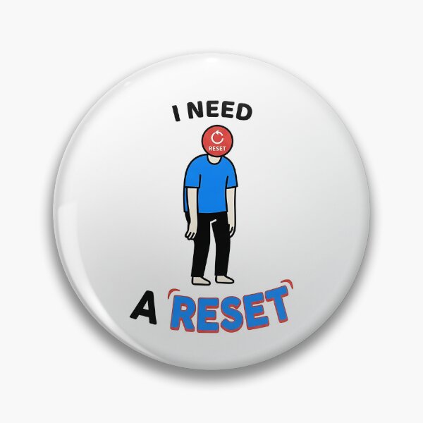 Item preview, I Need A Reset - Burnout Funny designed and sold by Zazz Lee.