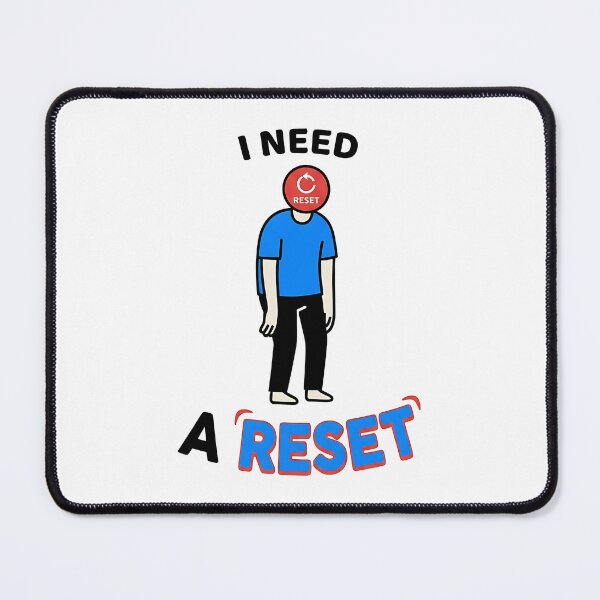 Item preview, I Need A Reset - Burnout Funny designed and sold by Zazz Lee.