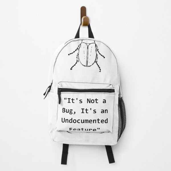 Item preview, Its Not A Bug Its An Undocumented Feature Programmer Humor designed and sold by eihabo.