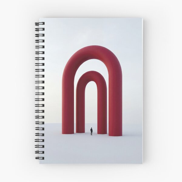 Item preview, Double Red Arch on a White Plain designed and sold by yagiyeti.