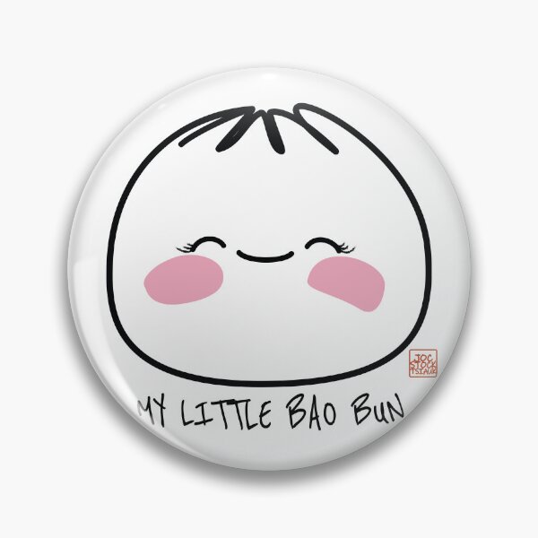 Item preview, My Little Bao Bun Cute Asian Minimalist Sticker designed and sold by JOCSTOCK.