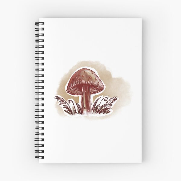 Aperçu de l'œuvre Étude botanique de champignons vintage - Croquis nature cottagecore créée et vendue par Cloud-Siren.