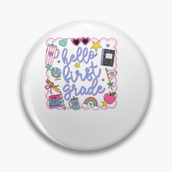 Item preview, Hello First Grade Cute First Day Of School Back To School designed and sold by KroghDs.