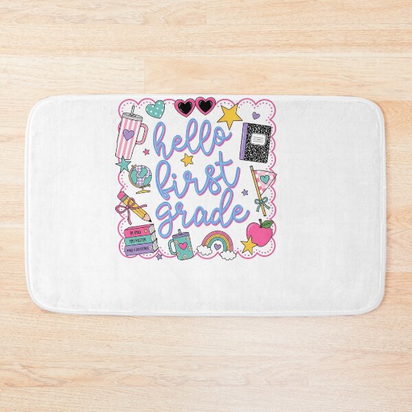 Item preview, Hello First Grade Cute First Day Of School Back To School designed and sold by KroghDs.