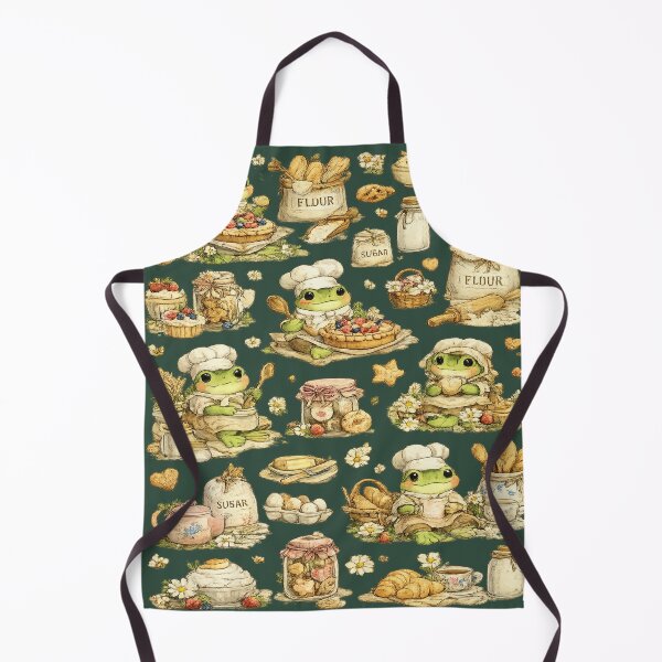 Item preview, Cute Cottagecore Frog Seamless Pattern | Whimsical Forest Frogs, Mushrooms & Wildflowers designed and sold by AvalonTshirts.