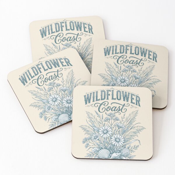 Item preview, Costa de Flores Silvestres – Diseño Floral de Conchas Marinas con Estilo Vaquera Costera designed and sold by Sea Gem.