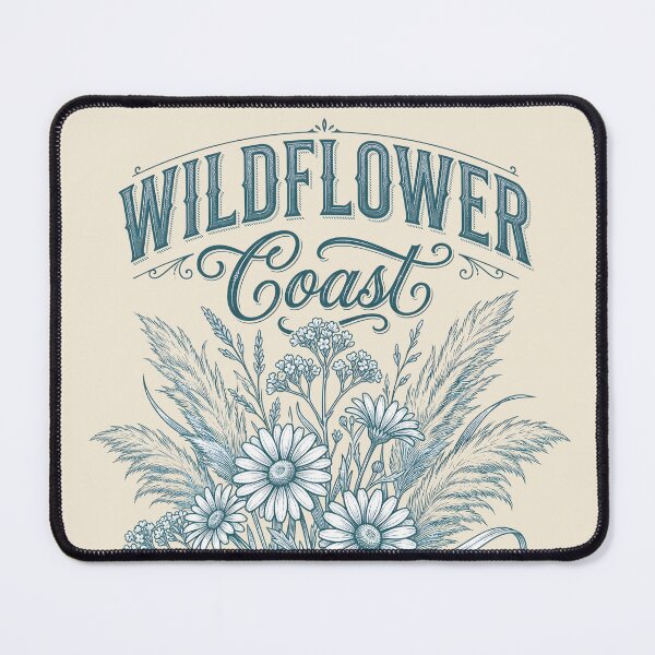 Item preview, Wildflower Coast – Coastal Cowgirl Floral Seashell Design designed and sold by Sea Gem.
