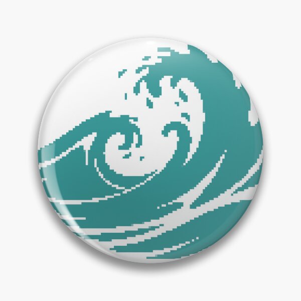 Item preview, Pixel Sea Wave designed and sold by ANVivid.