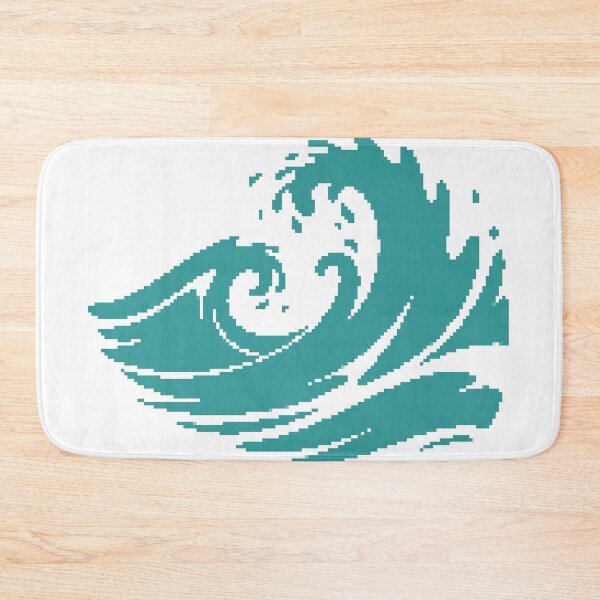 Item preview, Pixel Sea Wave designed and sold by ANVivid.
