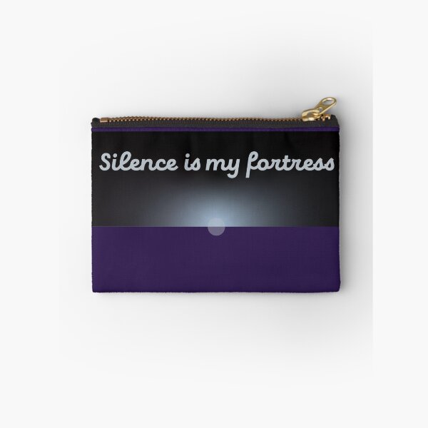 Item preview, Silence is My Fortress - Minimalist Introvert Quote designed and sold by 213 Studio.