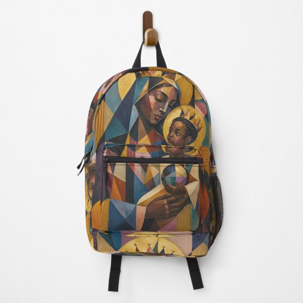 Item preview, Black Madonna with Jesus painting. designed and sold by GalleryKauffeld.