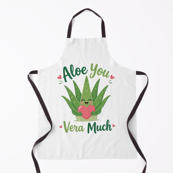Item preview, Cute Aloe You Vera Much Plant Pun Illustration designed and sold by Cerys-GS.