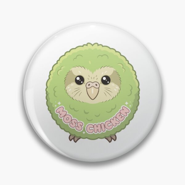 Item preview, Moss Chicken Kawaii Kakapo Cute Chonk Parrot designed and sold by Arc2020.