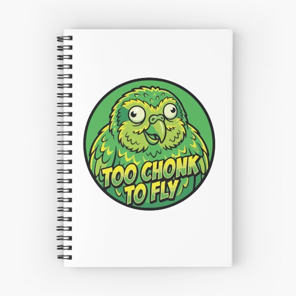 Item preview, Too Chonk To Fly Kakapo Pop Art Comic Meme designed and sold by Arc2020.