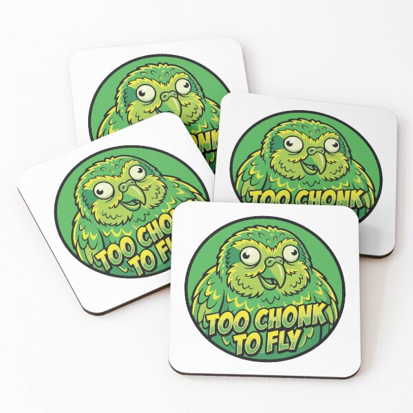 Item preview, Too Chonk To Fly Kakapo Pop Art Comic Meme designed and sold by Arc2020.