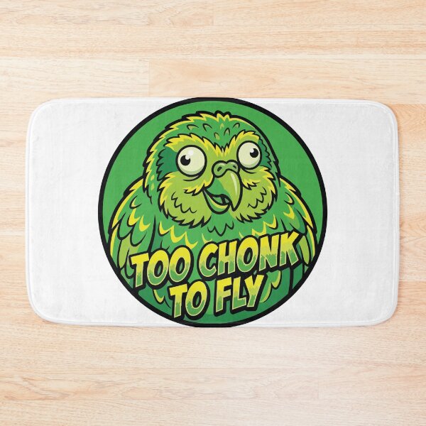 Item preview, Too Chonk To Fly Kakapo Pop Art Comic Meme designed and sold by Arc2020.