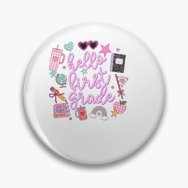 Item preview, First Grade Teacher Hello First Grade Back To School designed and sold by KroghDs.