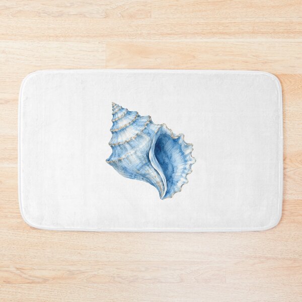 Item preview,  Blush Blue Conch Shell with Gold Accents designed and sold by SOUFIANE1991.
