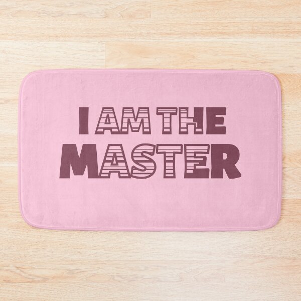 Item preview, I Am the Master – Retro Typography Art in Matte Texnomial Style for Bold Statement Decor designed and sold by JWSmile.