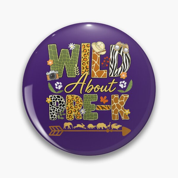 Item preview, Back to School Wild About Pre K Safari Teacher Kids designed and sold by FrankIsabel.