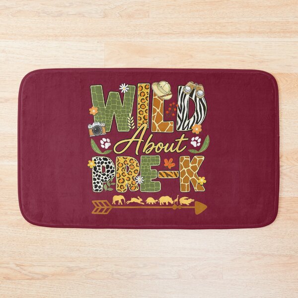 Item preview, Back to School Wild About Pre K Safari Teacher Kids designed and sold by FrankIsabel.