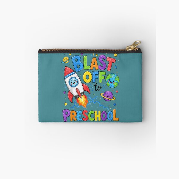 Item preview, Blast Off to Preschool Funny Space Rocket Astronaut Planets designed and sold by FrankIsabel.