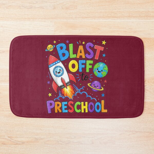 Item preview, Blast Off to Preschool Funny Space Rocket Astronaut Planets designed and sold by FrankIsabel.