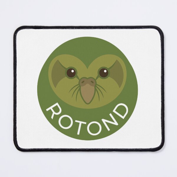 Item preview, Rotond Kakapo Minimalist Geometric Moss Chicken designed and sold by Arc2020.