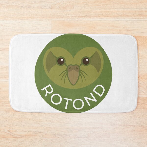 Item preview, Rotond Kakapo Minimalist Geometric Moss Chicken designed and sold by Arc2020.