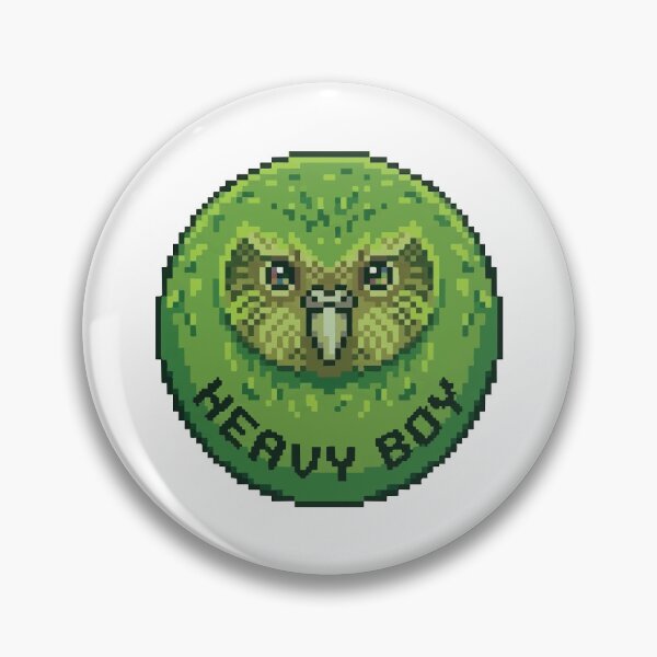 Item preview, Heavy Boy Kakapo Retro Pixel Art Gamer Meme designed and sold by Arc2020.