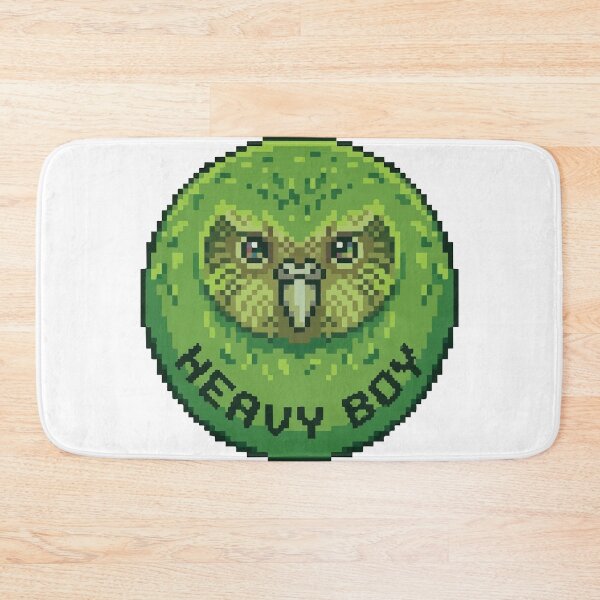 Item preview, Heavy Boy Kakapo Retro Pixel Art Gamer Meme designed and sold by Arc2020.
