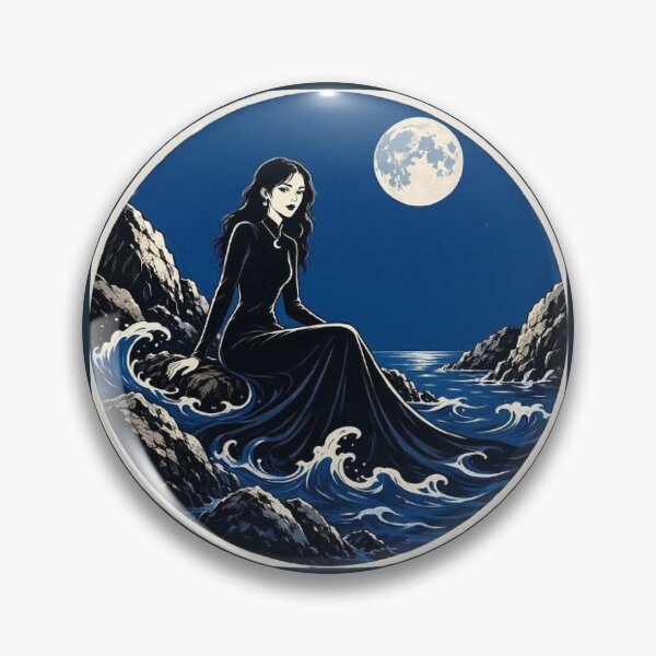 Item preview, Moonlit Tides II – Midnight Horizon designed and sold by Roberta Calabrese.