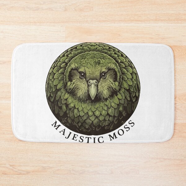 Item preview, Majestic Moss Kakapo Vintage Etching Cottagecore designed and sold by Arc2020.