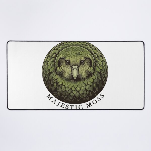 Item preview, Majestic Moss Kakapo Vintage Etching Cottagecore designed and sold by Arc2020.