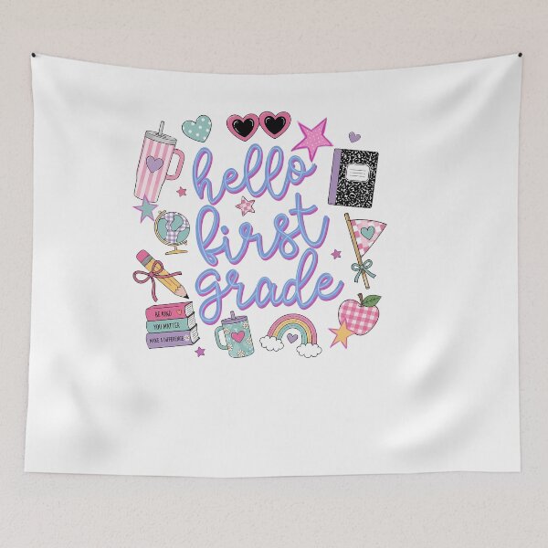 Item preview, Cute 1st Grade Girl Hello First Grade Back To School designed and sold by KroghDs.