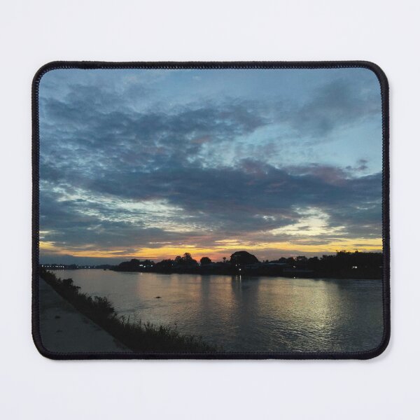 Item preview, Peaceful River Sunset and Twilight Sky designed and sold by Dollacha.