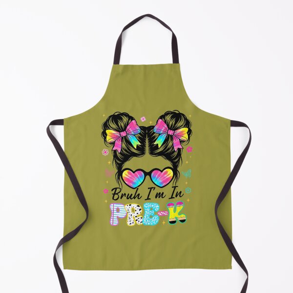 Item preview, Bruh Im in Pre-K Messy Bun First Day of School Girls designed and sold by ArleneRowe.