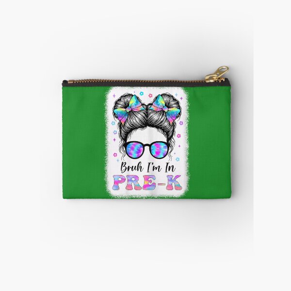 Item preview, Bruh I'm in Pre-k Messy Bun First Day of School Girls designed and sold by ArleneRowe.