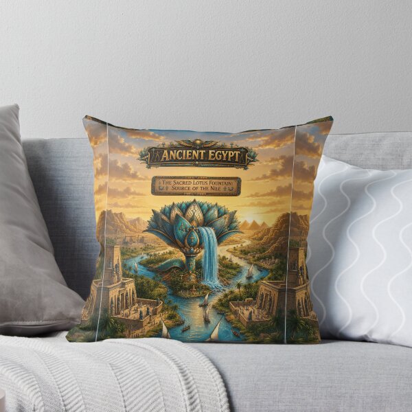Item preview,  Lotus of the Nile - Ancient Egyptian Art Print & Merchandise designed and sold by Art Wave Studio.