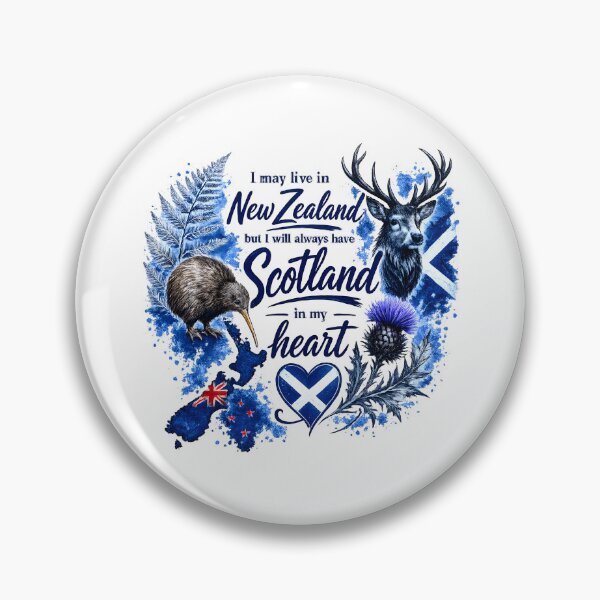 Item preview, I May Live in New Zealand But Scotland Will Always Be in My Heart designed and sold by SMalcolmDesigns.