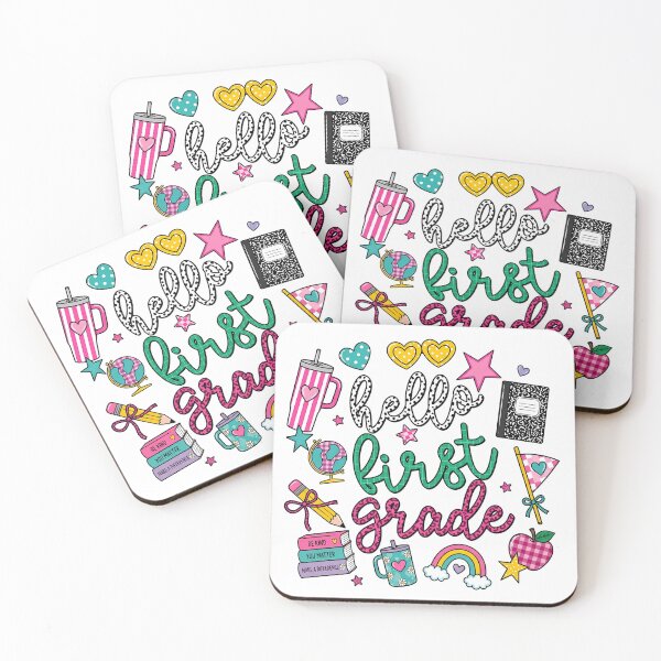 Item preview, 1st Grade Girl Hello First Grade Back To School designed and sold by KroghDs.