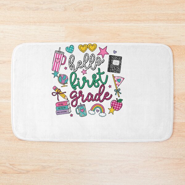 Item preview, 1st Grade Girl Hello First Grade Back To School designed and sold by KroghDs.
