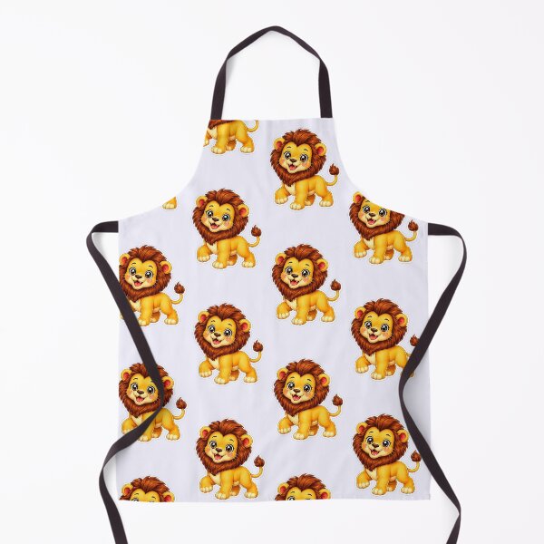 Item preview, Lion Kawaii cute cartoon designed and sold by BackgroundND.